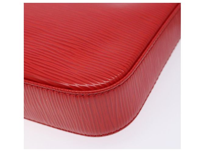 LOUIS VUITTON Pochette Accessori Epi Rossa M52947 LV Auth 141595V Rosso - vista 16