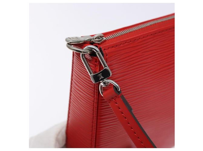 LOUIS VUITTON Pochette Accessori Epi Rossa M52947 LV Auth 141595V Rosso - vista 19