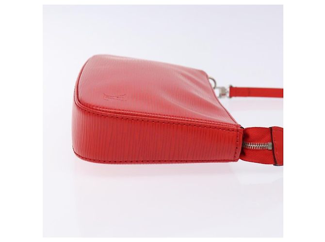 LOUIS VUITTON Pochette Accessori Epi Rossa M52947 LV Auth 141595V Rosso - vista 3