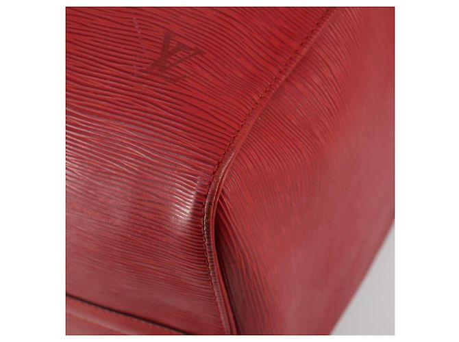 LOUIS VUITTON Epi Keepall 50 Borsa Boston Rossa M42967 LV Auth 155329V Rosso - vista 14