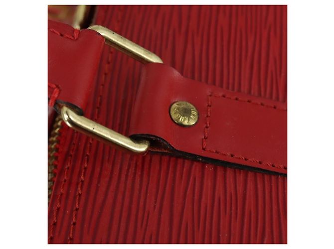 LOUIS VUITTON Epi Keepall 50 Borsa Boston Rossa M42967 LV Auth 155329V Rosso - vista 16