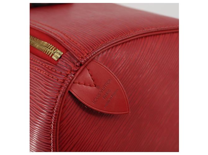 LOUIS VUITTON Epi Keepall 50 Borsa Boston Rossa M42967 LV Auth 155329V Rosso - vista 17