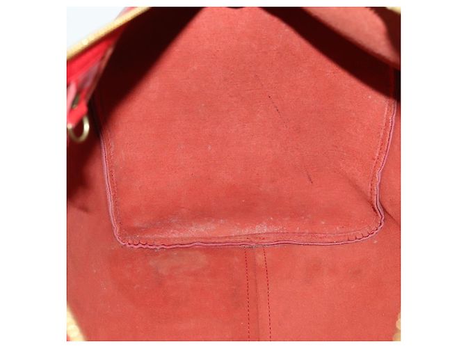 LOUIS VUITTON Epi Keepall 50 Borsa Boston Rossa M42967 LV Auth 155329V Rosso - vista 20