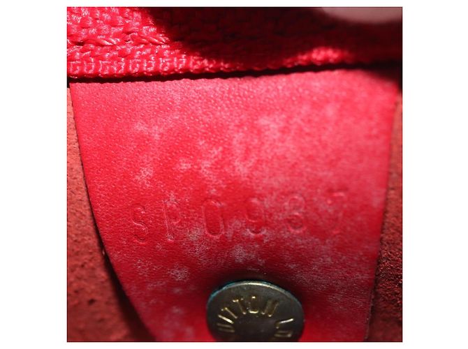 LOUIS VUITTON Epi Keepall 50 Borsa Boston Rossa M42967 LV Auth 155329V Rosso - vista 21