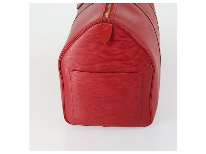 LOUIS VUITTON Epi Keepall 50 Borsa Boston Rossa M42967 LV Auth 155329V Rosso - vista 3