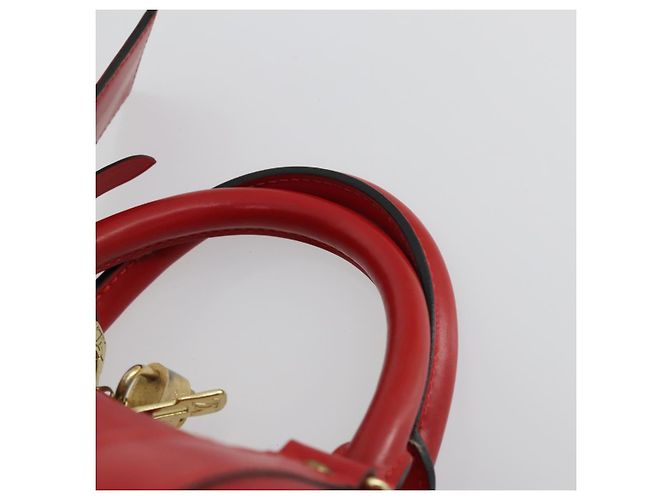 LOUIS VUITTON Epi Keepall 50 Borsa Boston Rossa M42967 LV Auth 155329V Rosso - vista 8