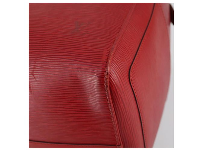 LOUIS VUITTON Epi Keepall 50 Borsa Boston Rossa M42967 LV Auth 155329V Rosso - vista 9