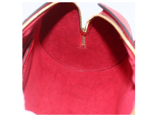 LOUIS VUITTON Epi Soufflot Handtasche Rot M52227 LV Auth mr1713V - Ansicht 18
