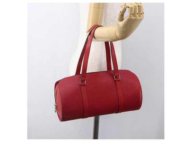 LOUIS VUITTON Epi Soufflot Handtasche Rot M52227 LV Auth mr1713V - Ansicht 21