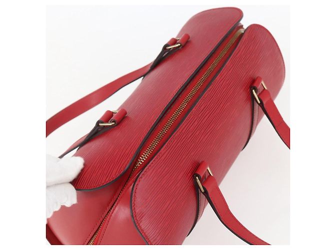 LOUIS VUITTON Epi Soufflot Handtasche Rot M52227 LV Auth mr1713V - Ansicht 6