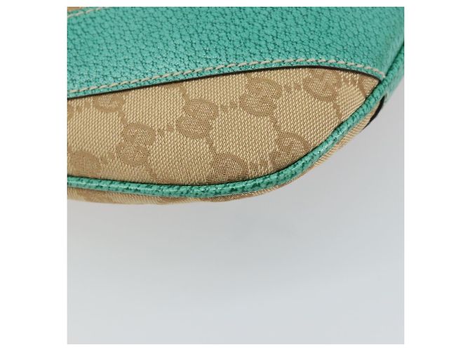 Sac à bandoulière GG Canvas Gucci Beige Argent 124357 Auth 160861V Argenté - vue 16