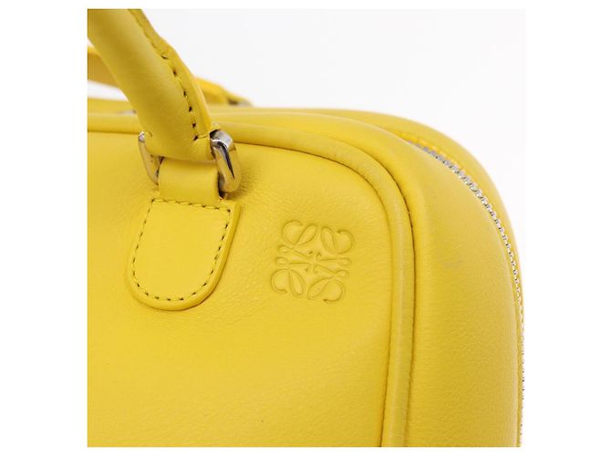 Borsa LOEWE in pelle 2 in 1 Gialla Argento Auth ka1544V Giallo - vista 10