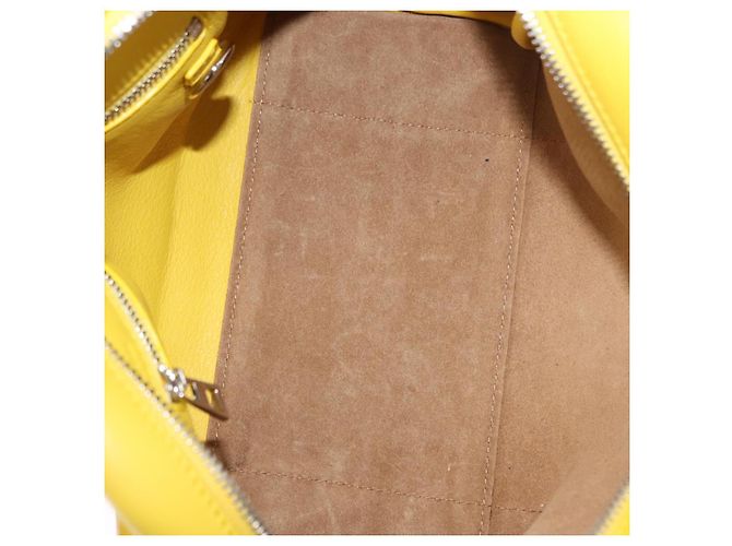 Borsa LOEWE in pelle 2 in 1 Gialla Argento Auth ka1544V Giallo - vista 11