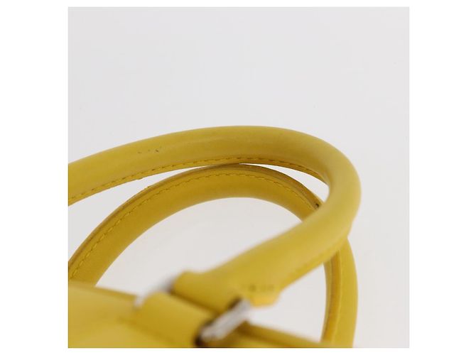 Borsa LOEWE in pelle 2 in 1 Gialla Argento Auth ka1544V Giallo - vista 14