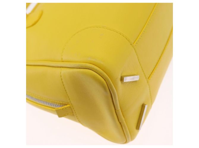 Borsa LOEWE in pelle 2 in 1 Gialla Argento Auth ka1544V Giallo - vista 17