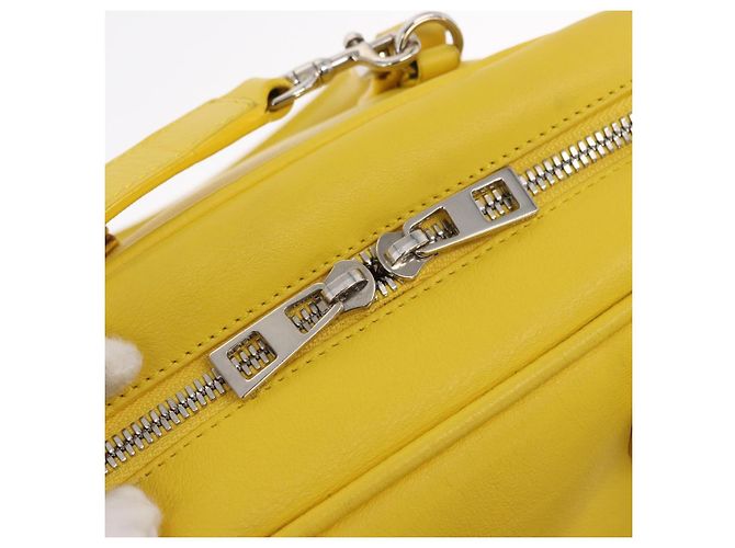 Borsa LOEWE in pelle 2 in 1 Gialla Argento Auth ka1544V Giallo - vista 19