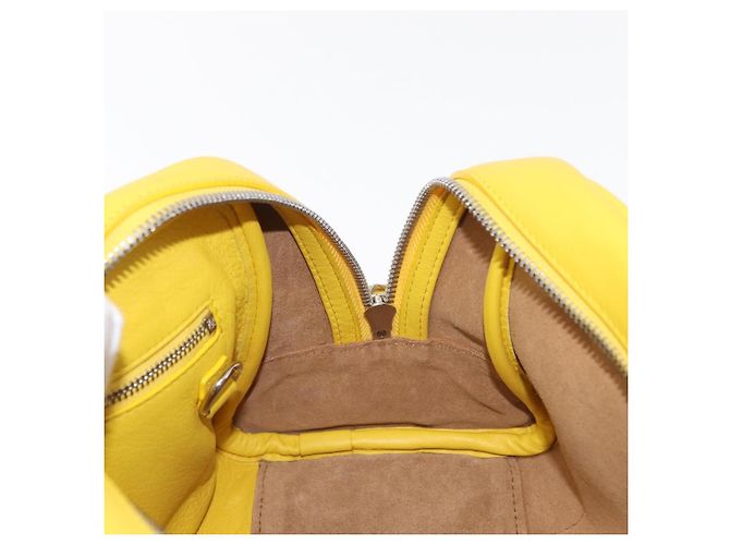 Borsa LOEWE in pelle 2 in 1 Gialla Argento Auth ka1544V Giallo - vista 21