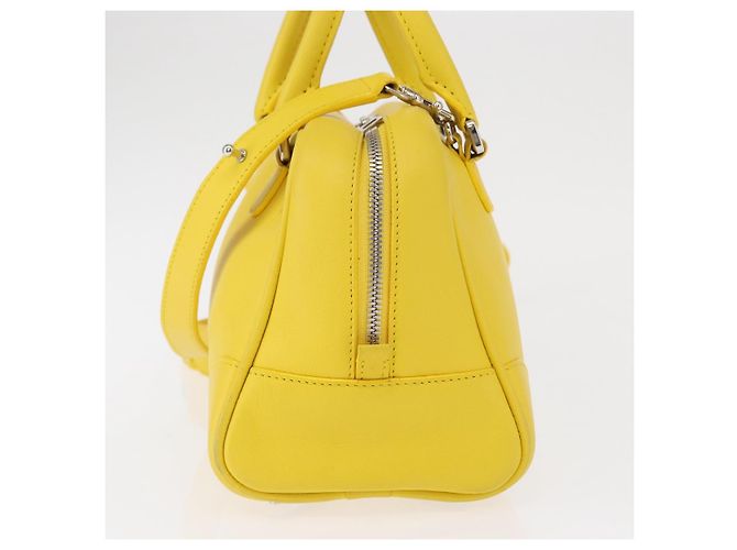 Borsa LOEWE in pelle 2 in 1 Gialla Argento Auth ka1544V Giallo - vista 3