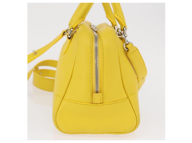 Borsa LOEWE in pelle 2 in 1 Gialla Argento Auth ka1544V Giallo - vista 4