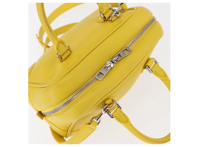 Borsa LOEWE in pelle 2 in 1 Gialla Argento Auth ka1544V Giallo - vista 6