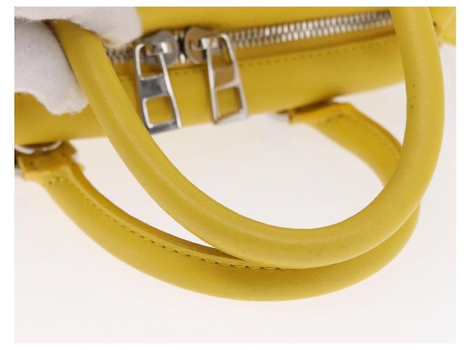 Borsa LOEWE in pelle 2 in 1 Gialla Argento Auth ka1544V Giallo - vista 7