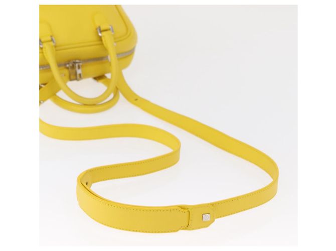 Borsa LOEWE in pelle 2 in 1 Gialla Argento Auth ka1544V Giallo - vista 8
