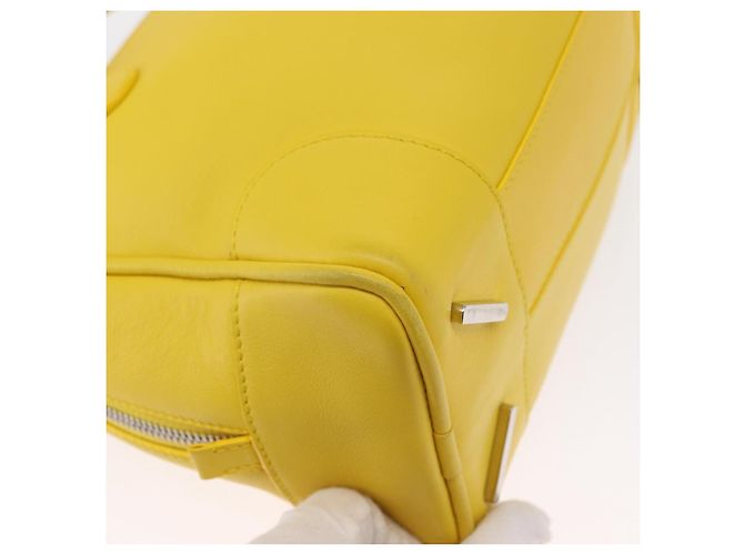 Borsa LOEWE in pelle 2 in 1 Gialla Argento Auth ka1544V Giallo - vista 9