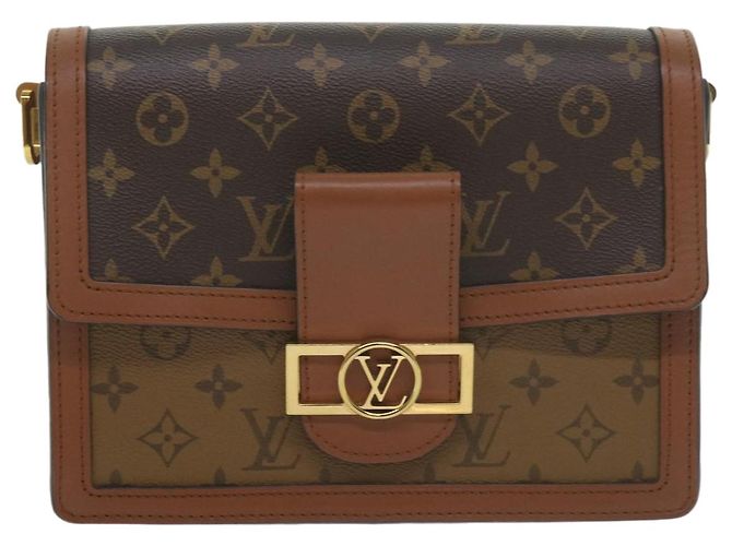 LOUIS VUITTON Borsa a Spalla Monogram Reverse Dauphine MM M44391 LV Auth 60072M Monogramma - vista 13