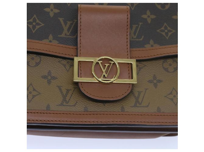 LOUIS VUITTON Borsa a Spalla Monogram Reverse Dauphine MM M44391 LV Auth 60072M Monogramma - vista 18