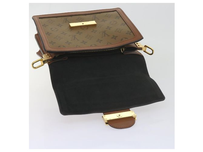 LOUIS VUITTON Borsa a Spalla Monogram Reverse Dauphine MM M44391 LV Auth 60072M Monogramma - vista 7