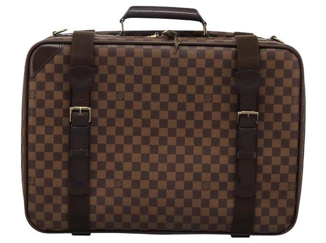 LOUIS VUITTON Trunk Satellite 53 Damier Ebene SPO M23356 LV Auth 115731V - vista 13