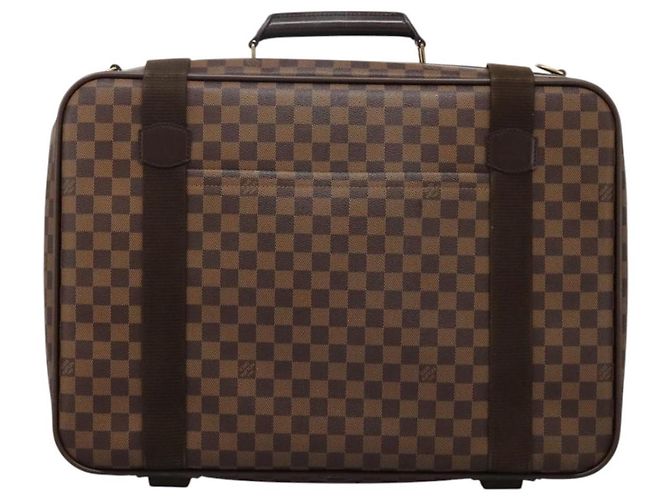 LOUIS VUITTON Trunk Satellite 53 Damier Ebene SPO M23356 LV Auth 115731V - vista 2
