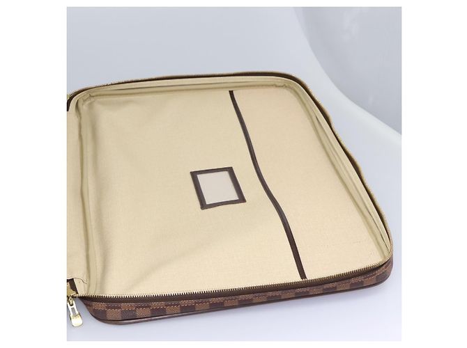 LOUIS VUITTON Trunk Satellite 53 Damier Ebene SPO M23356 LV Auth 115731V - vista 21