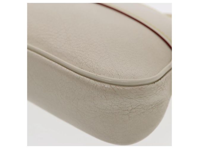 LOUIS VUITTON Clutch Suhari Lockit in Pelle Bianca M95629 LV Auth 94716V Bianco - vista 16