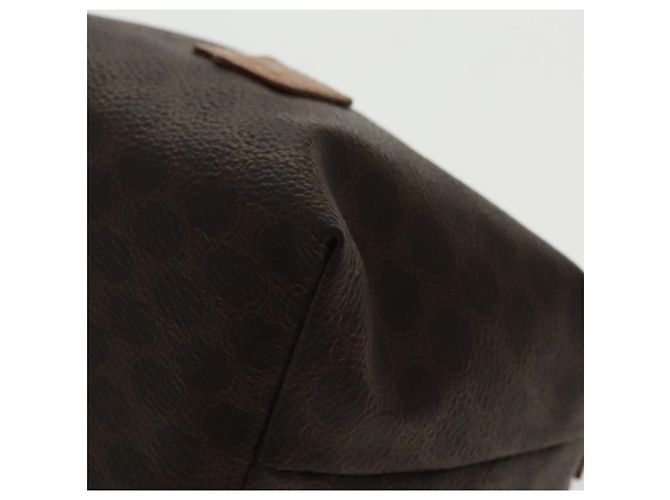 Céline Borsa a mano in tela Macadam CELINE in pelle PVC dorata marrone Auth 95581A D'oro - vista 14