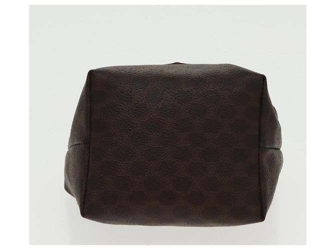 Céline Borsa a mano in tela Macadam CELINE in pelle PVC dorata marrone Auth 95581A D'oro - vista 5