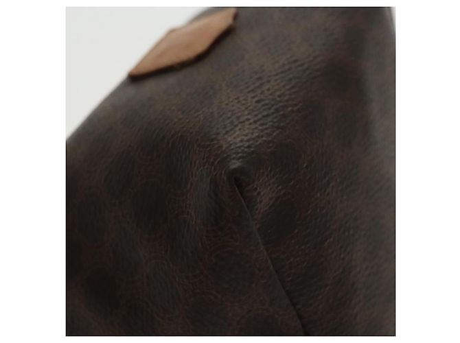 Céline Borsa a mano in tela Macadam CELINE in pelle PVC dorata marrone Auth 95581A D'oro - vista 9