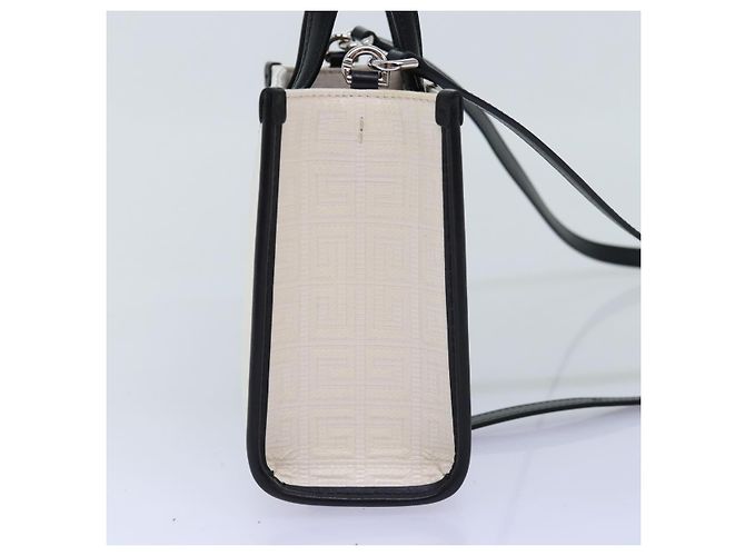 Borsa a mano GIVENCHY in tela 2way bianca Auth 73396V Bianco - vista 3