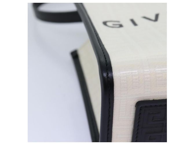 Borsa a mano GIVENCHY in tela 2way bianca Auth 73396V Bianco - vista 9