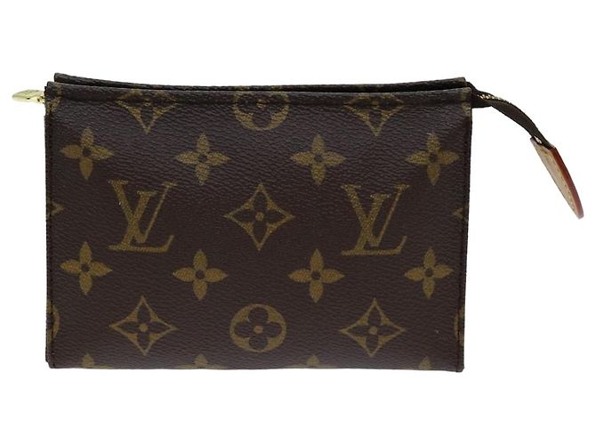 LOUIS VUITTON Poche Toilette Monogram 15 M47546 LV Auth 75701 Monogramma - vista 2