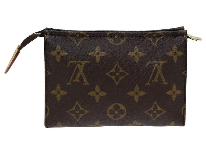 LOUIS VUITTON Poche Toilette Monogram 15 M47546 LV Auth 75701 Monogramma - vista 3