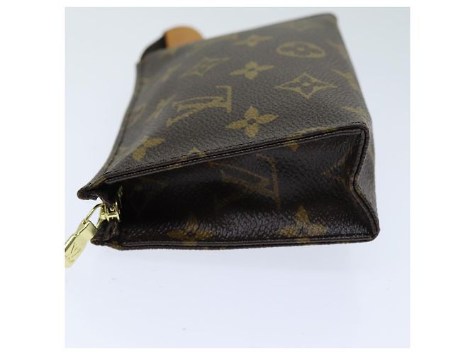 LOUIS VUITTON Poche Toilette Monogram 15 M47546 LV Auth 75701 Monogramma - vista 5