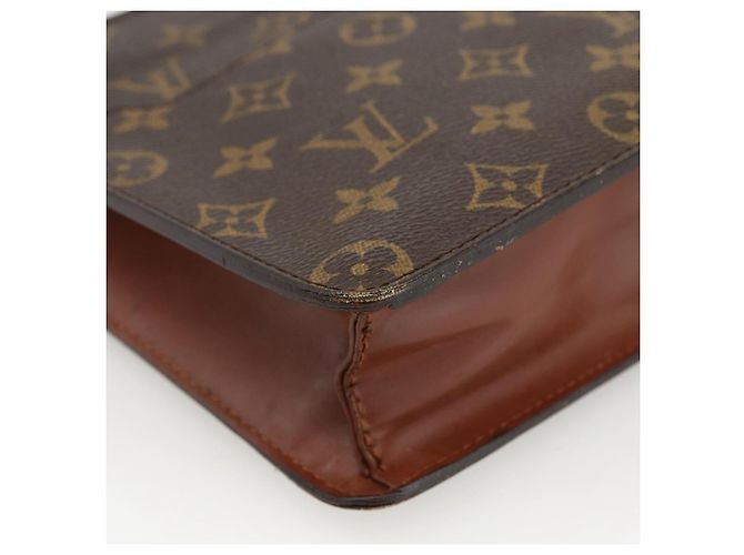 LOUIS VUITTON Pochette Uomo Monogram Borsa a Mano M51795 LV Auth BA11096 Monogramma - vista 11