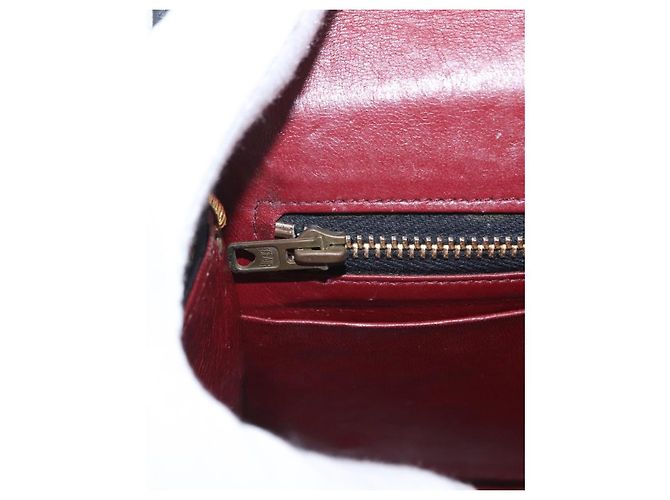CHANEL Borsa a Spalla Matelassé in Pelle di Agnello Nera Oro CC Auth bs34016 Nero D'oro - vista 23