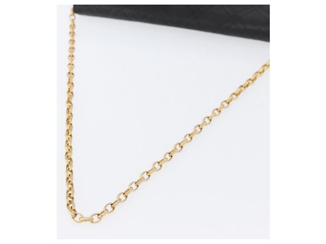 CHANEL Borsa a Spalla Matelassé in Pelle di Agnello Nera Oro CC Auth bs34016 Nero D'oro - vista 7