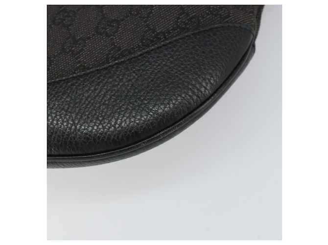Borsa a Spalla GG Canvas Gucci Nera Argento 272380 Auth ka2298A Nero - vista 14