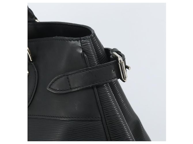 LOUIS VUITTON Borsa a Mano Epi Passy PM Nera M59262 LV Auth ka2401A Nero - vista 10