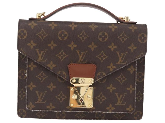LOUIS VUITTON Borsa a Spalla Monceau 26 Monogram M51187 LV Auth BA10820A Monogramma - vista 13