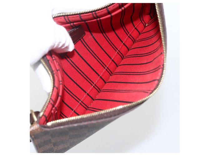 LOUIS VUITTON Damier Ebene Neverfull MM Pouch Accessory Pouch LV Auth 170900A - view 11
