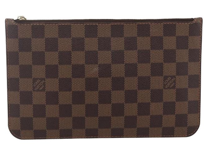 LOUIS VUITTON Damier Ebene Neverfull MM Pouch Accessory Pouch LV Auth 170900A - view 13